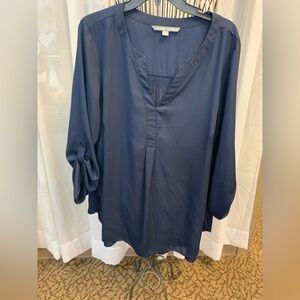 Valerie Stevens Navy Blouse